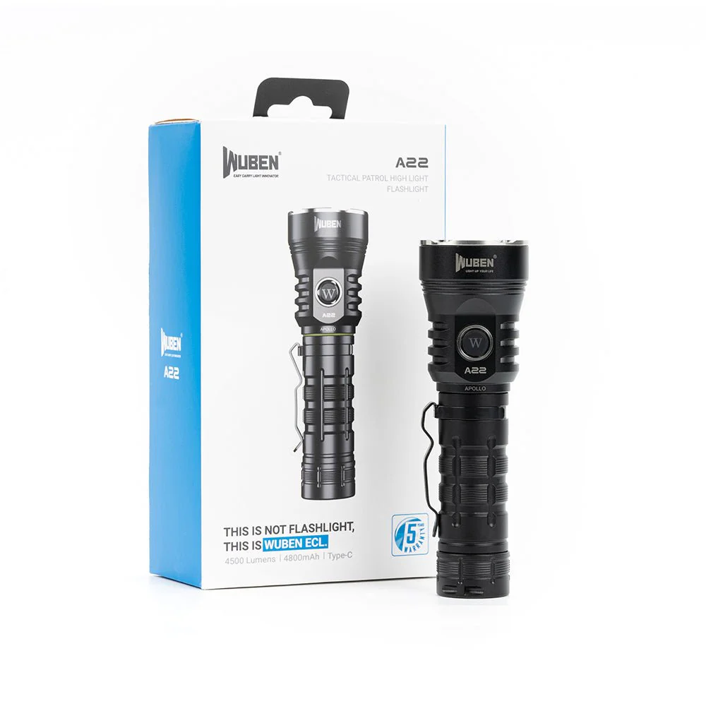 A22 4500 Lumens High Power Rechargeable Flashlight - Image 11