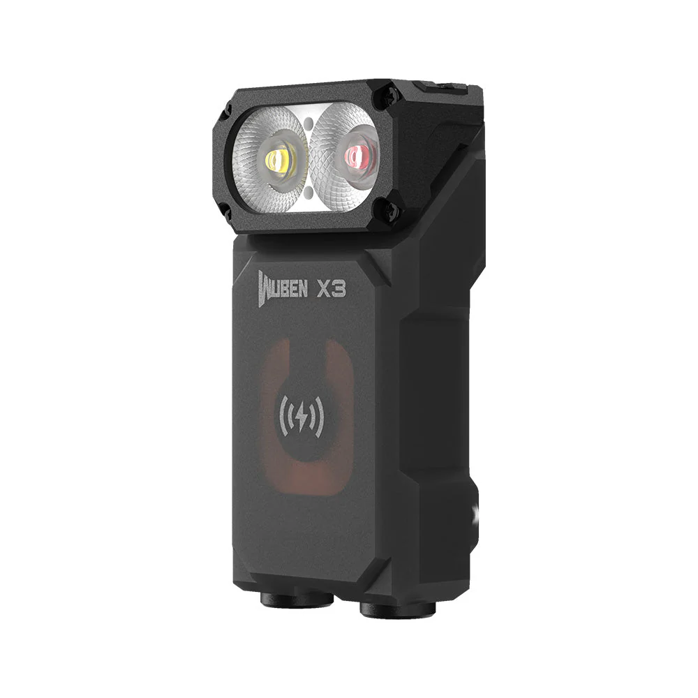 WUBEN Lightok X3 Owl Compact Rechargeable EDC Flashlight(Red and white light) - Image 48