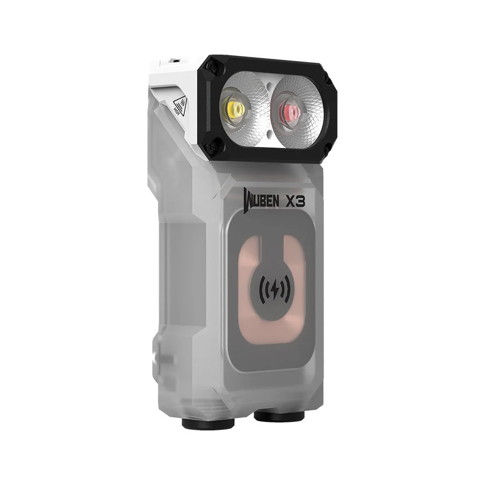 WUBEN Lightok X3 Owl Compact Rechargeable EDC Flashlight(Red and white light) - Image 7