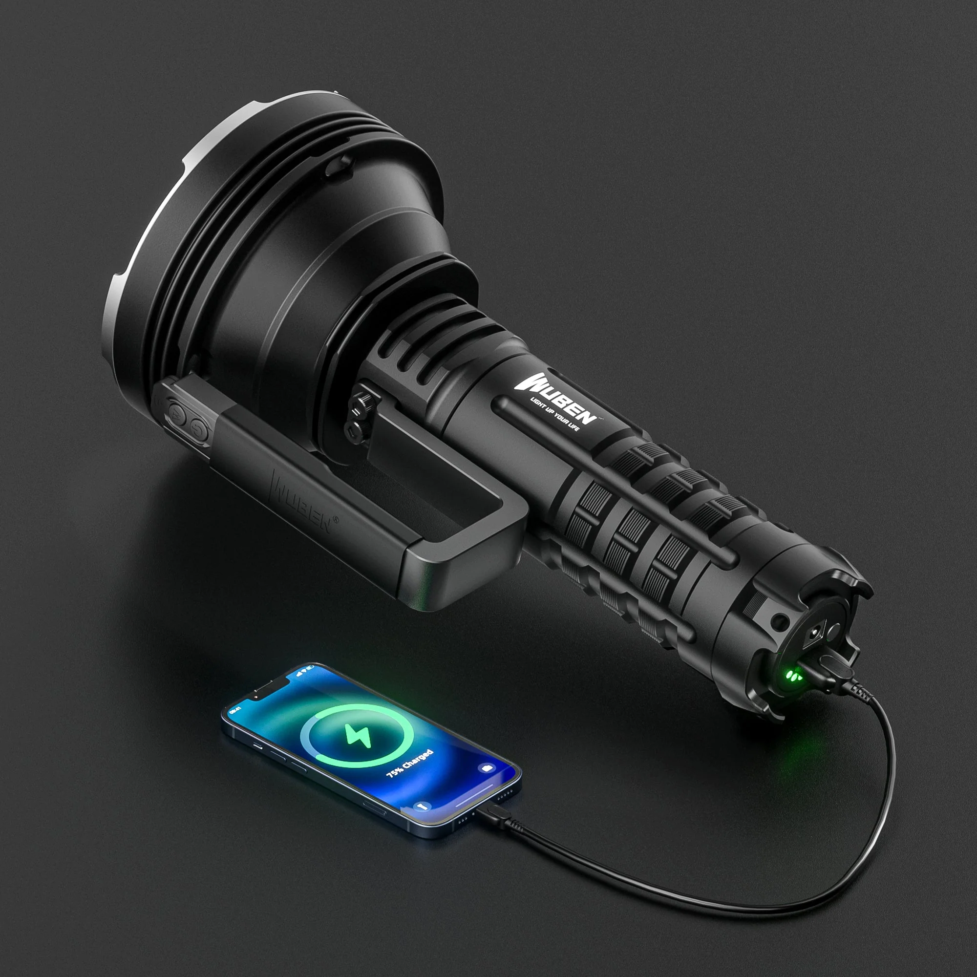 A1 20000 Lumen Portable Spotlight, One of the World's Brightest Flashlights - Image 9