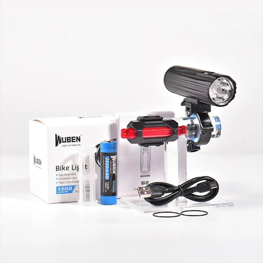 Wuben B2 1300 High Lumens Rechargeable Bike LED Light - Image 12