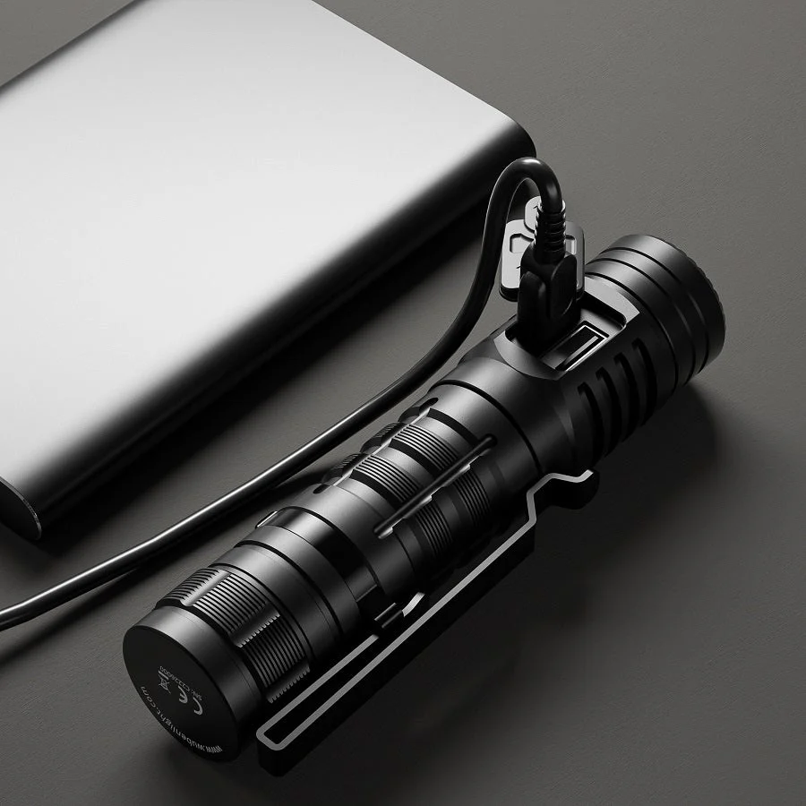 WUBEN C2 2000 Lumens Rechargeable Power Bank EDC Tactical Flashlight - Image 7