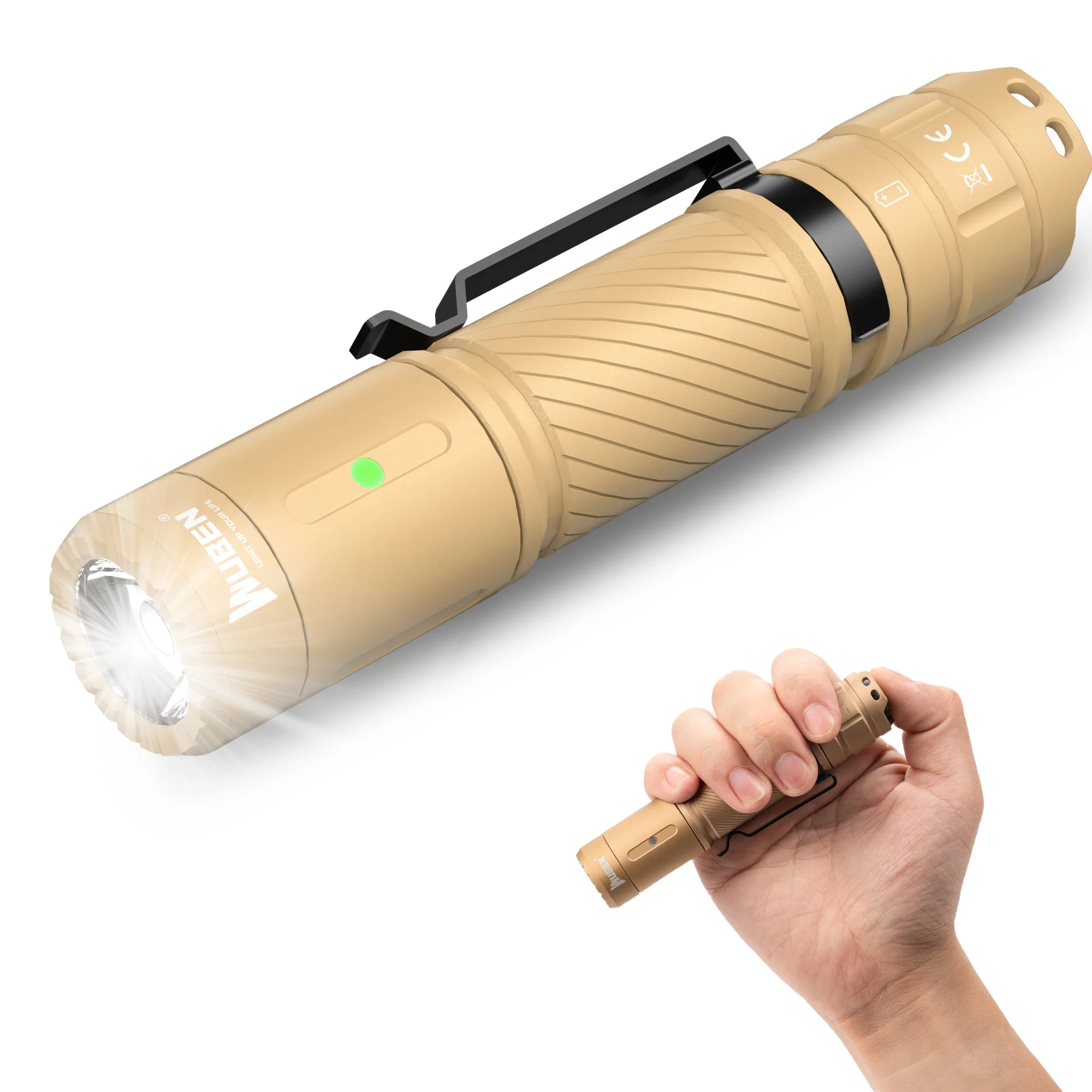 WUBEN C3 1200 Lumen Compact EDC Tactical Pocket Flashlight - Image 11