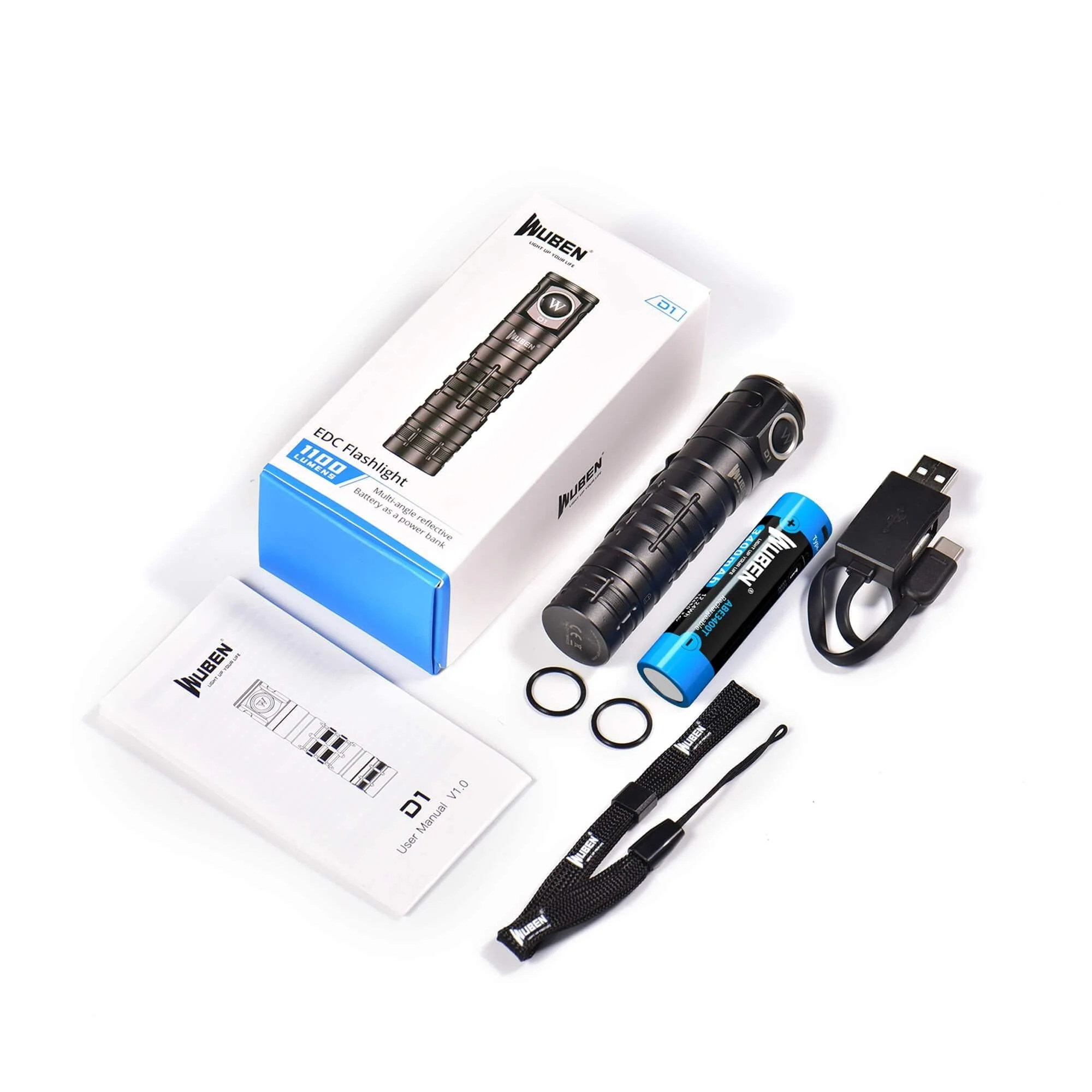 D1 Mini LED Flood EDC Flashlight - Image 10