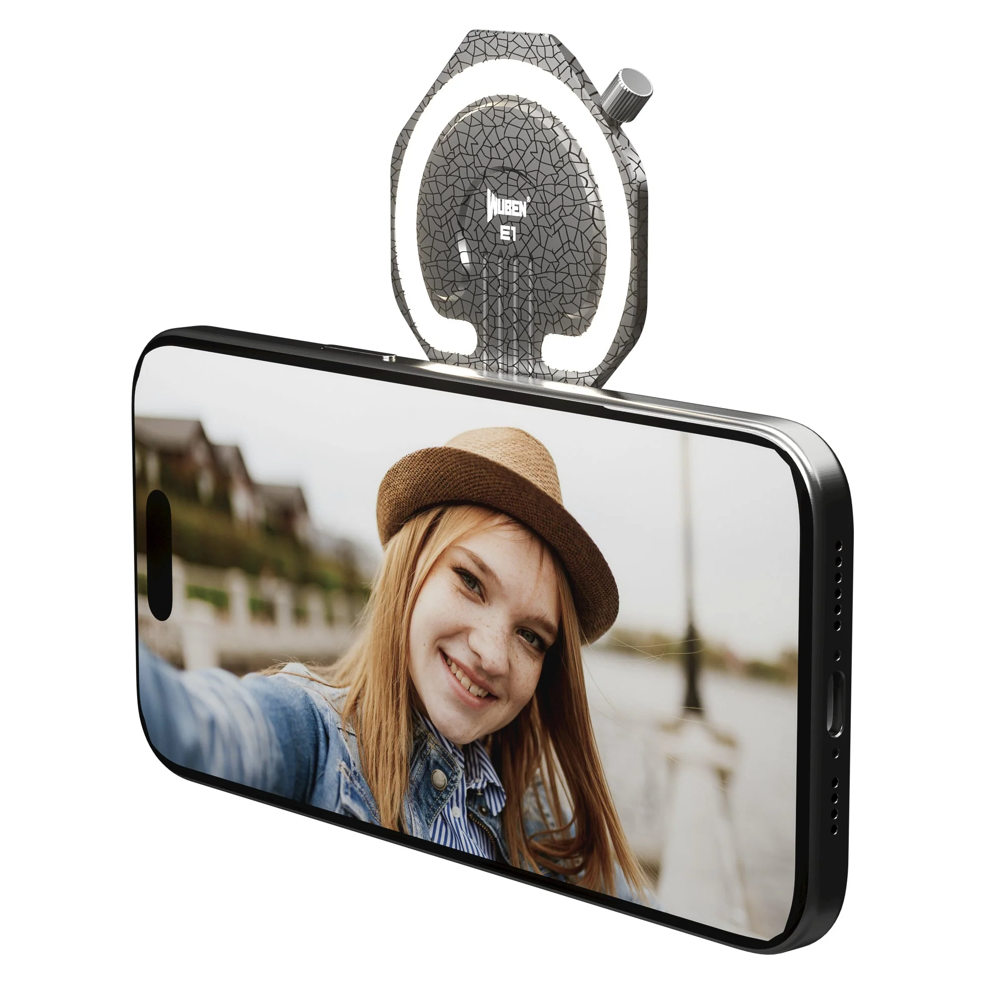 WUBEN E1 EDC Rechargeable Selfie Light Portable Ring Light - Image 11
