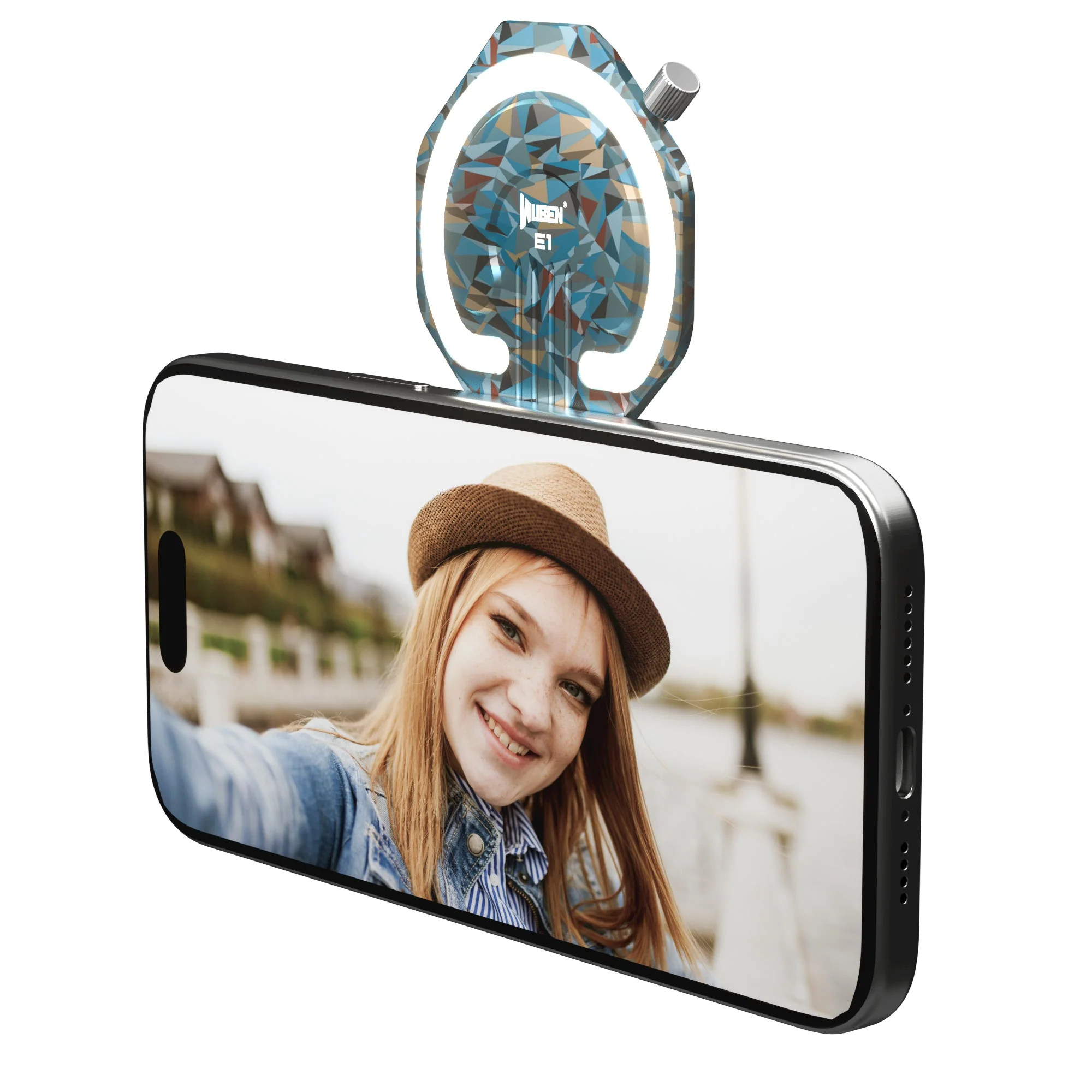 WUBEN E1 EDC Rechargeable Selfie Light Portable Ring Light - Image 49
