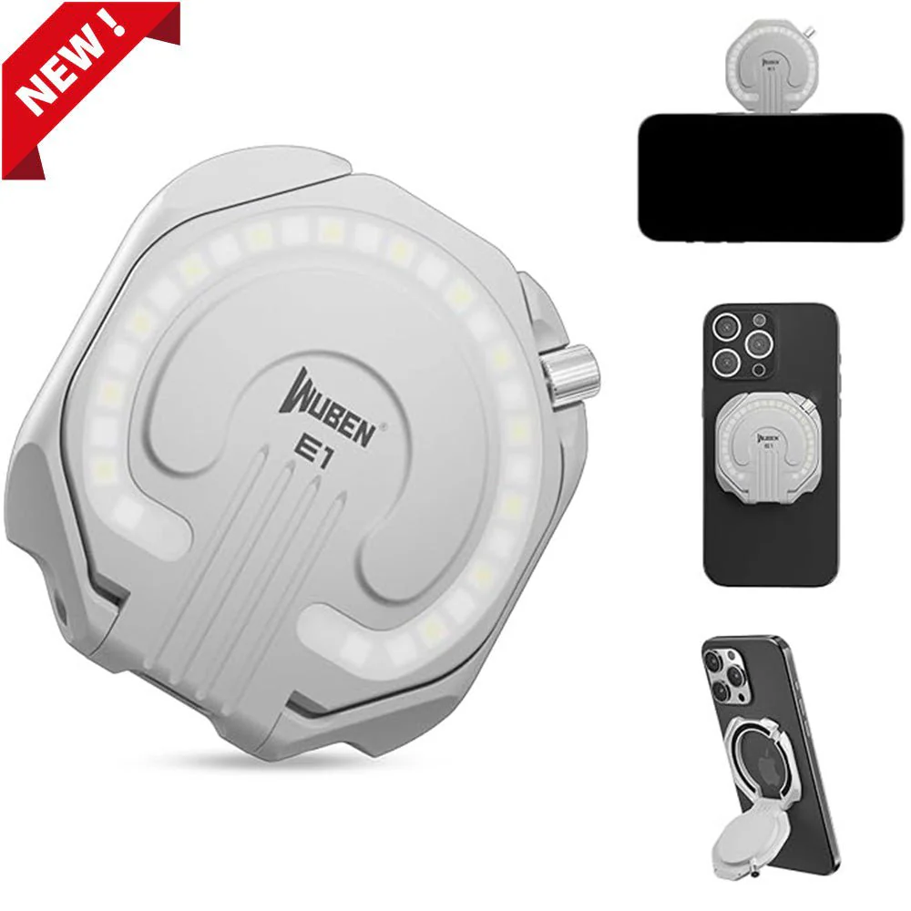 WUBEN E1 EDC Rechargeable Selfie Light Portable Ring Light - Image 6