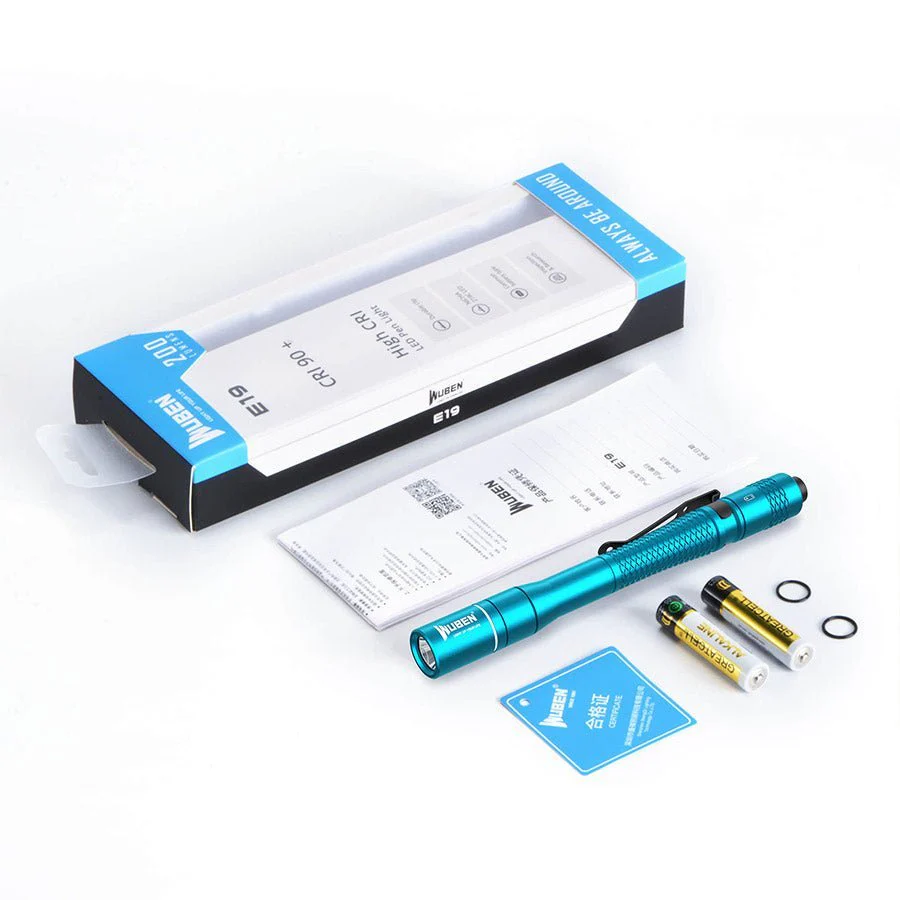 Wuben E19 High CRI Portable EDC Pen LED Flashlight - 200 Lumens - Image 12