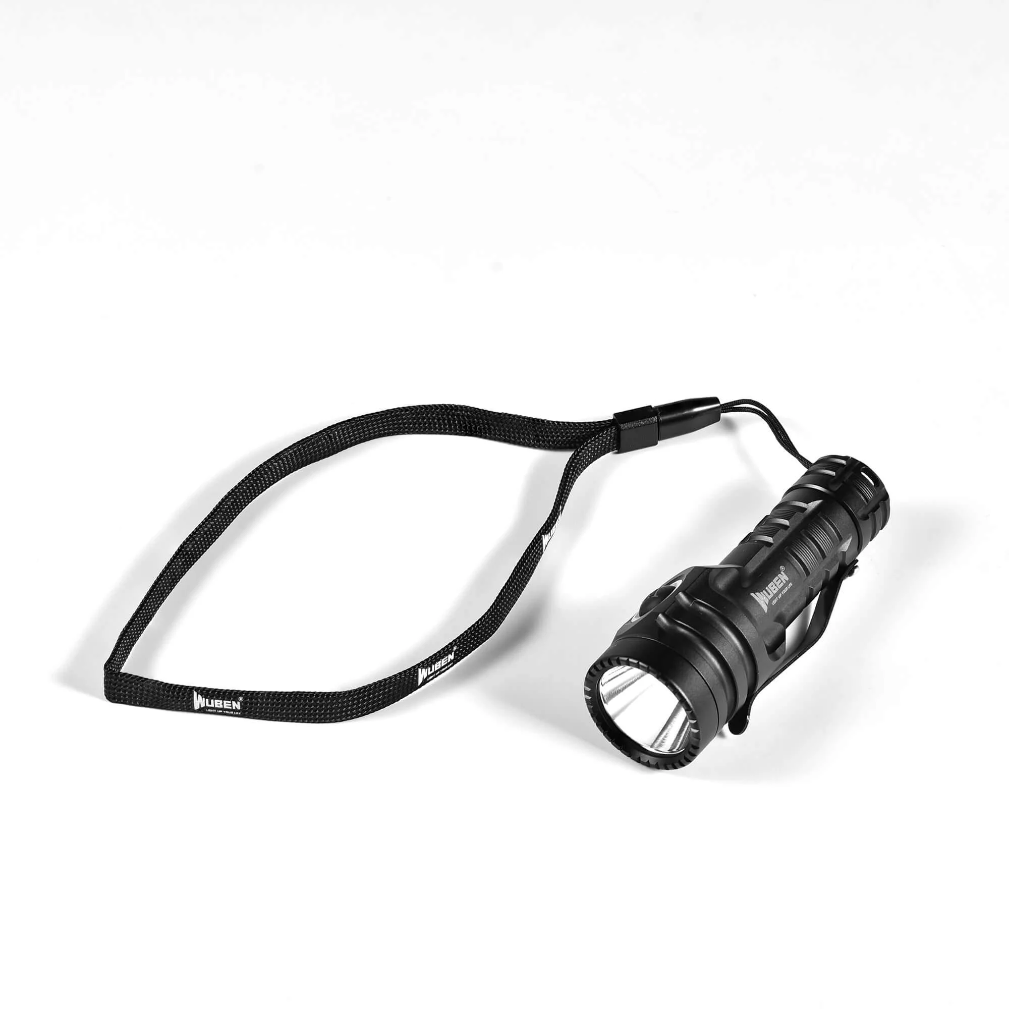E6 Small Steel Cannon Strong Flashlight - 900 Lumen - Image 8