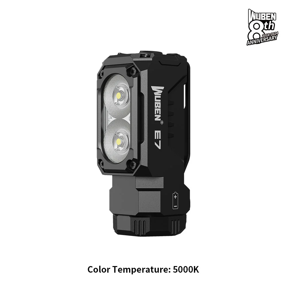 WUBEN E7 Magnetic Multi-functional EDC Flashlight 1800 Lumens - Image 40