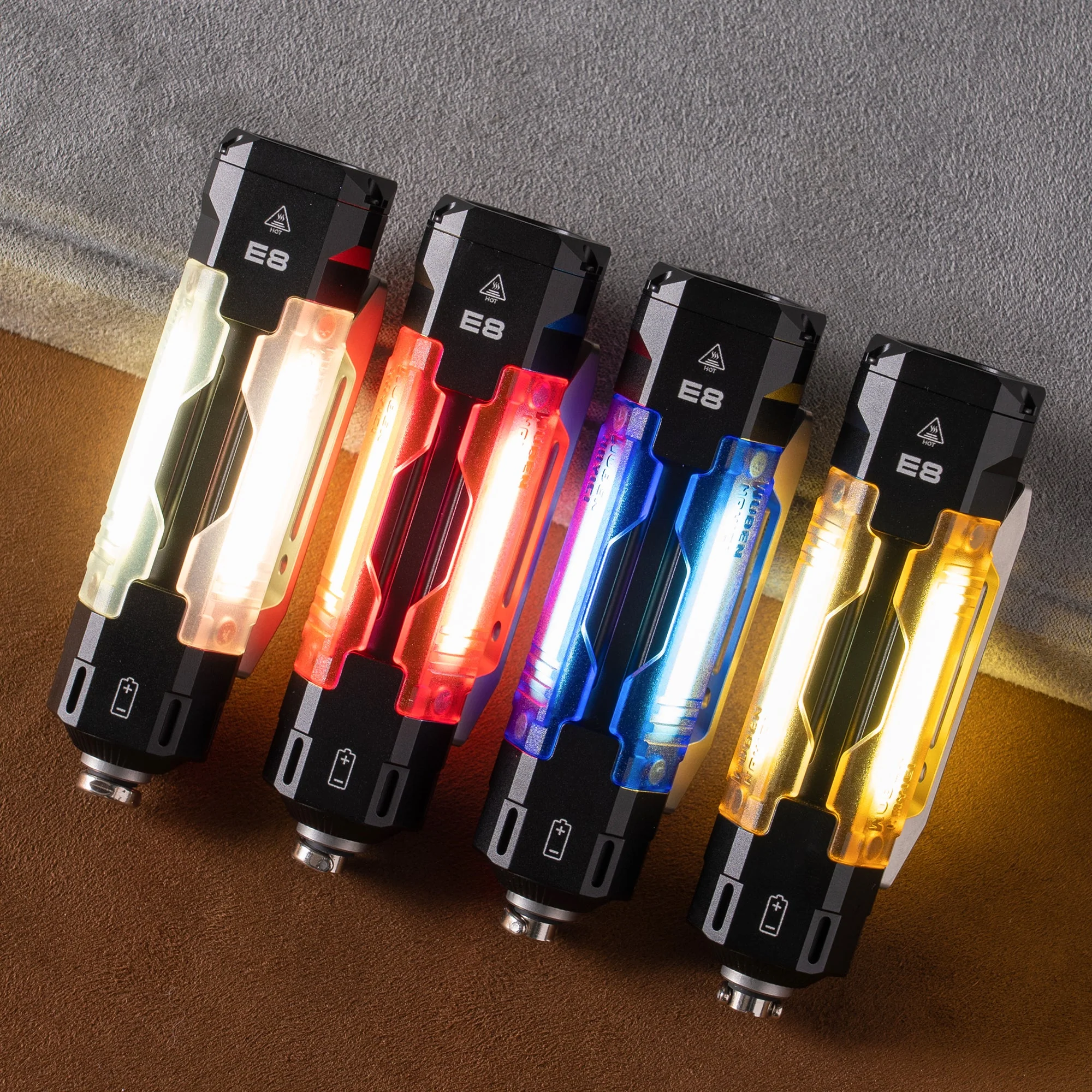 Wuben E8 Compact Magnetic Modular 1300 Lumen EDC Camping Flashlight - Image 15
