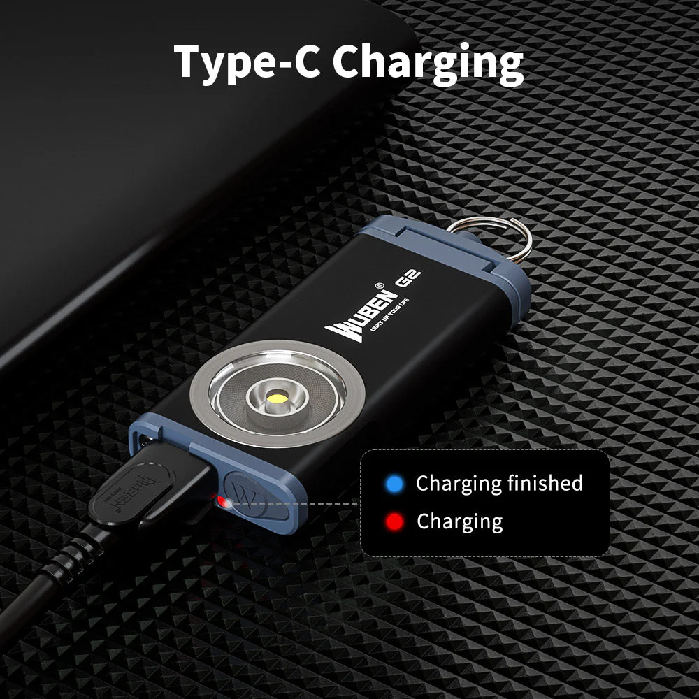 WUBEN G2 Multi-functional Mini EDC LED Keychain Pocket Flashlight - Image 13