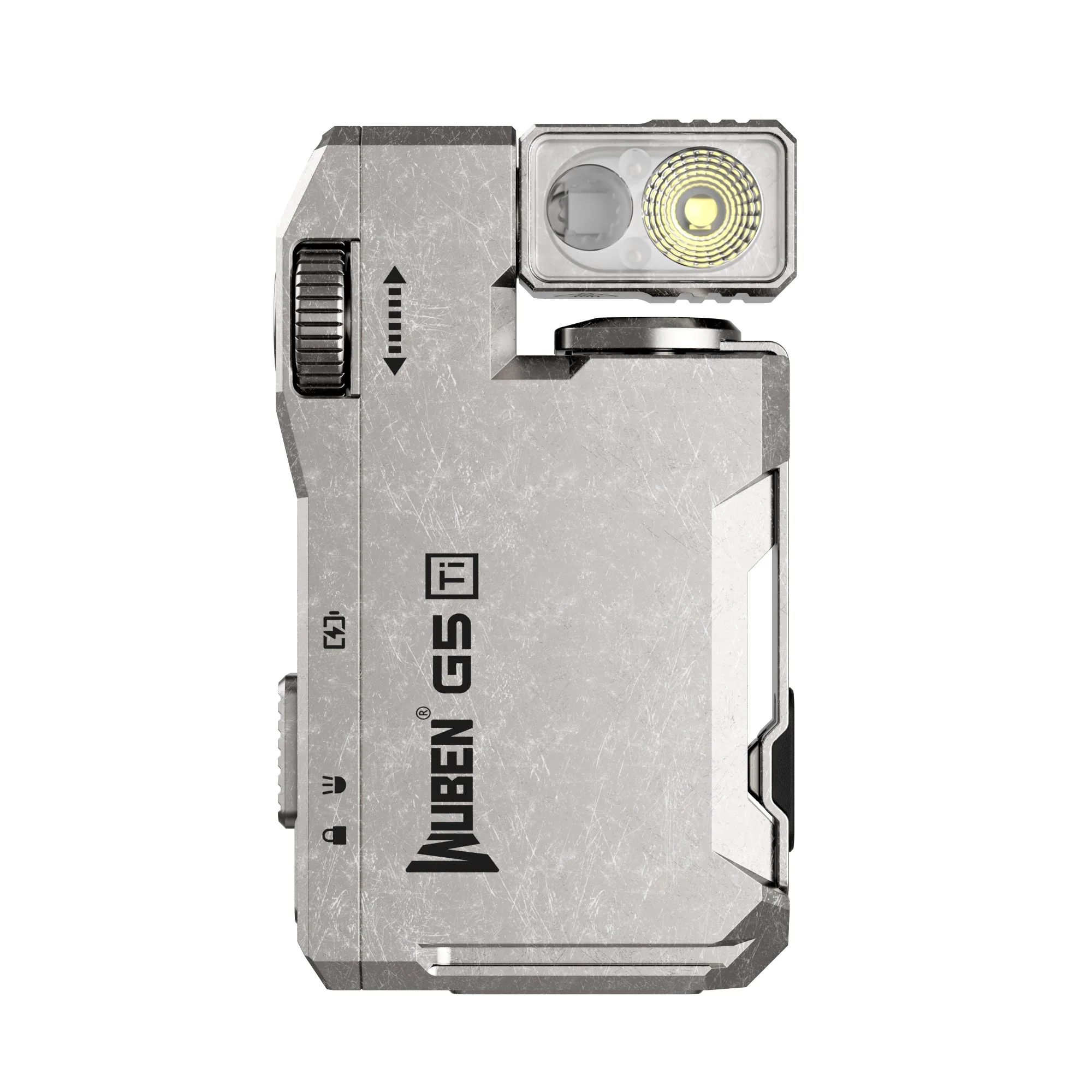 WUBEN G5 400 Lumens Compact Rechargeable EDC Flashlight (Titanium Edition) - Image 2