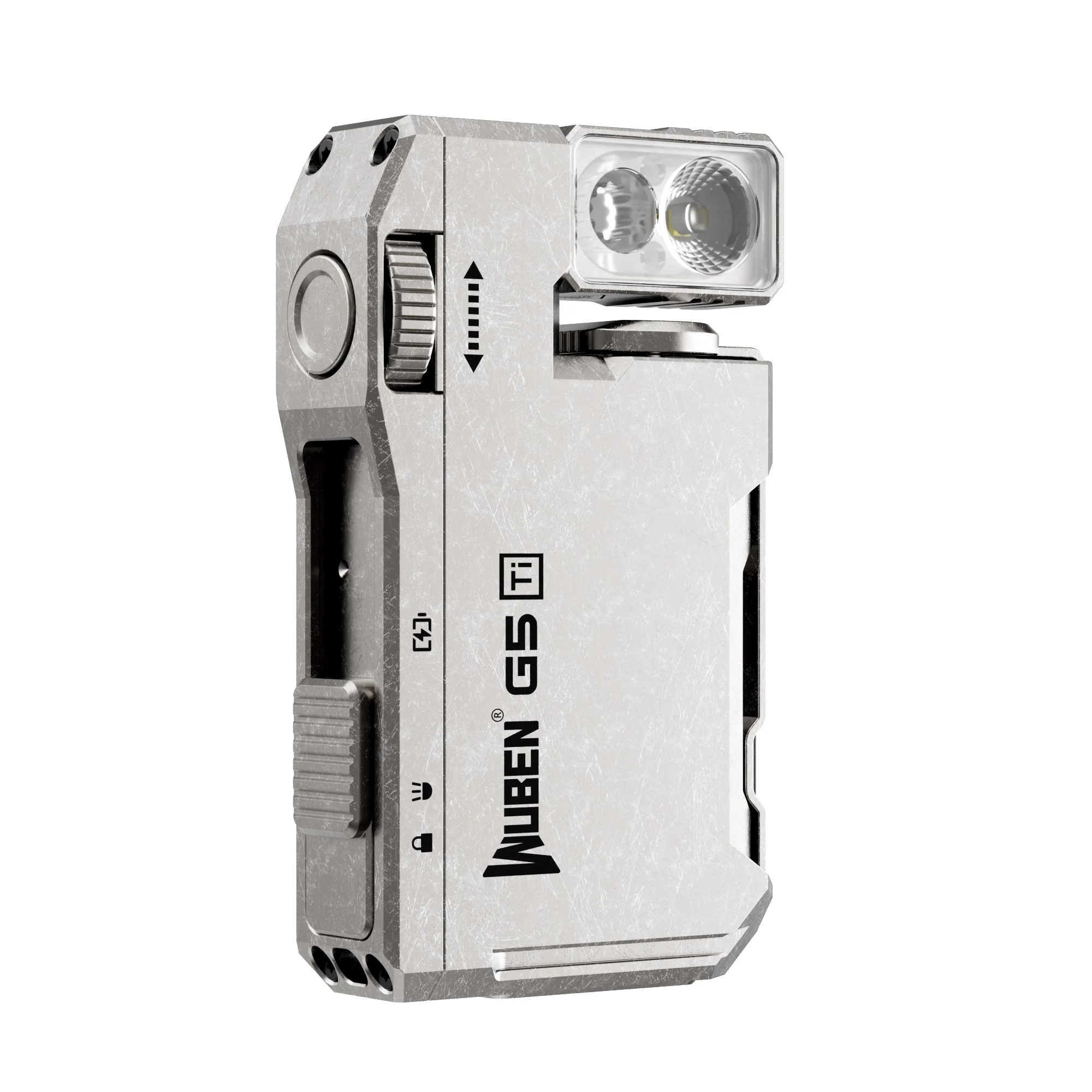 WUBEN G5 400 Lumens Compact Rechargeable EDC Flashlight (Titanium Edition) - Image 3