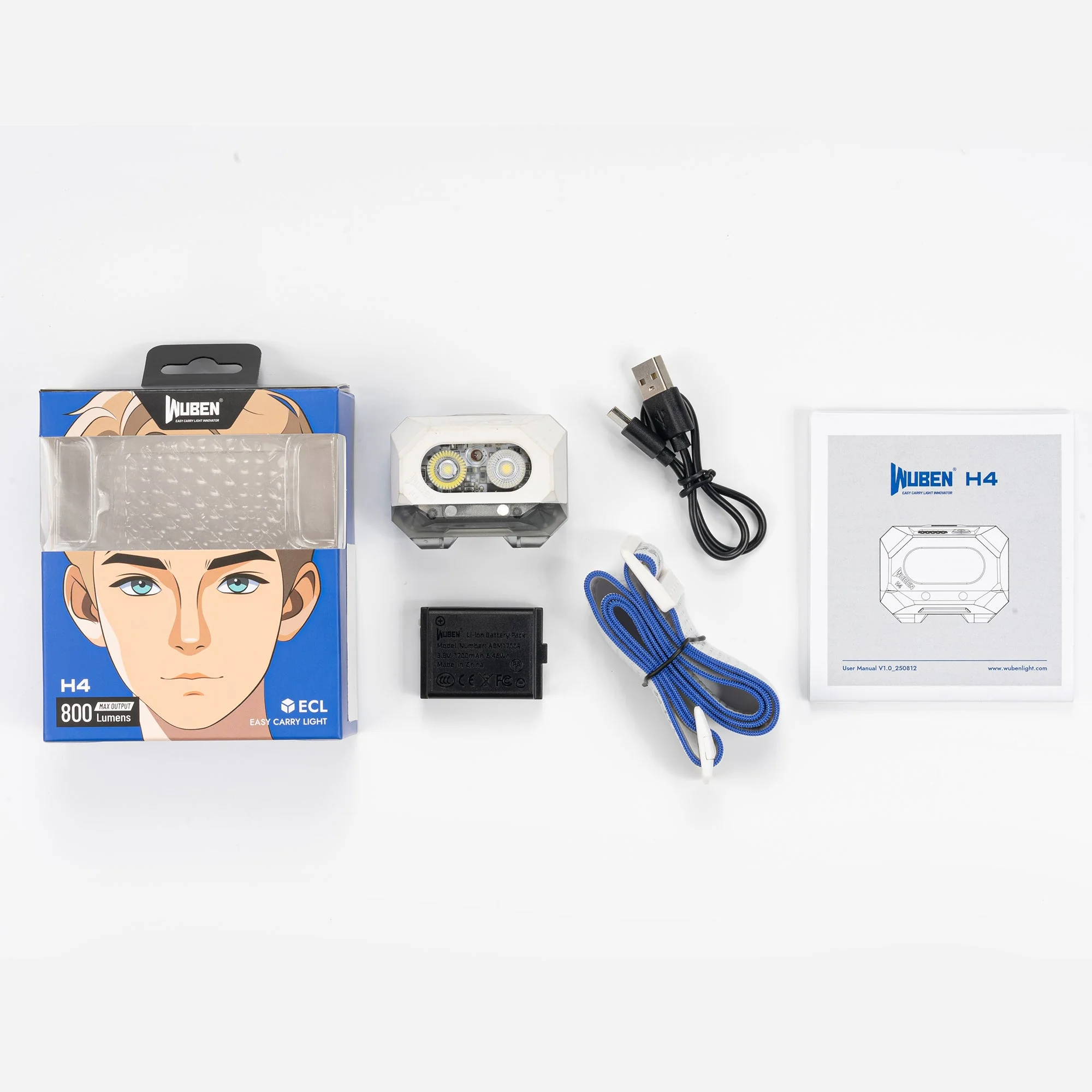 Wuben H4 Multi-function Lighting Rechargeable Hunting LED Headlamp - Image 19