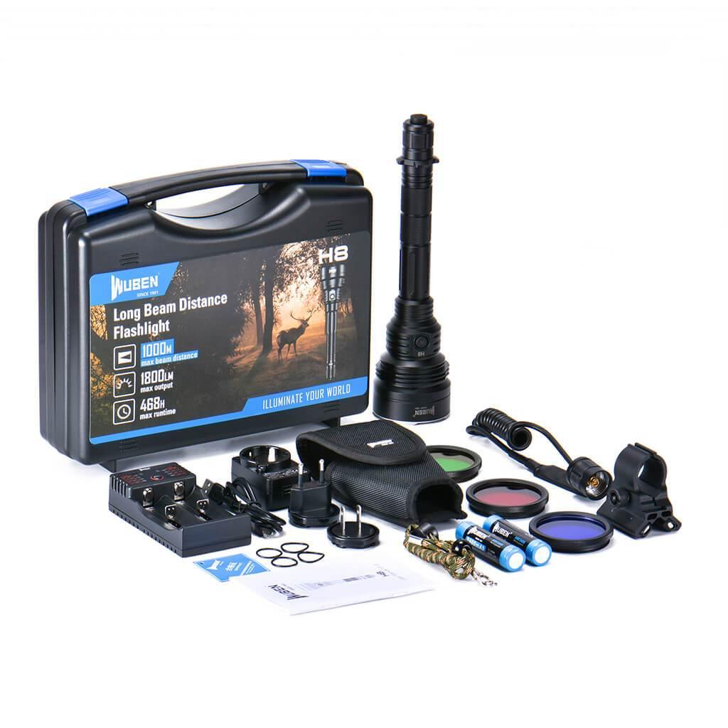 WUBEN H8 Long Beam Distance Brightest Hunting Flashlight - Image 10
