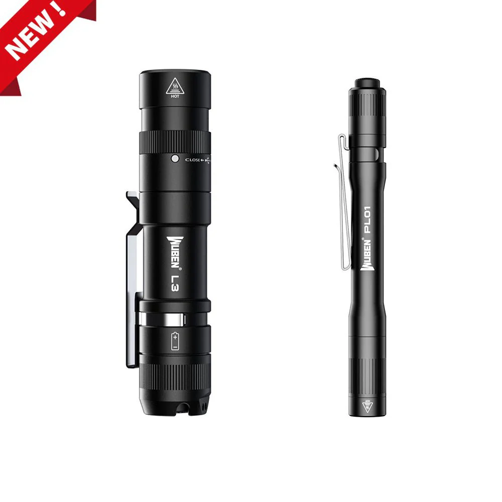 WUBEN PL01 Featherlight Rechargeable Waterproof Tactical EDC Pen Flashlight - Image 27