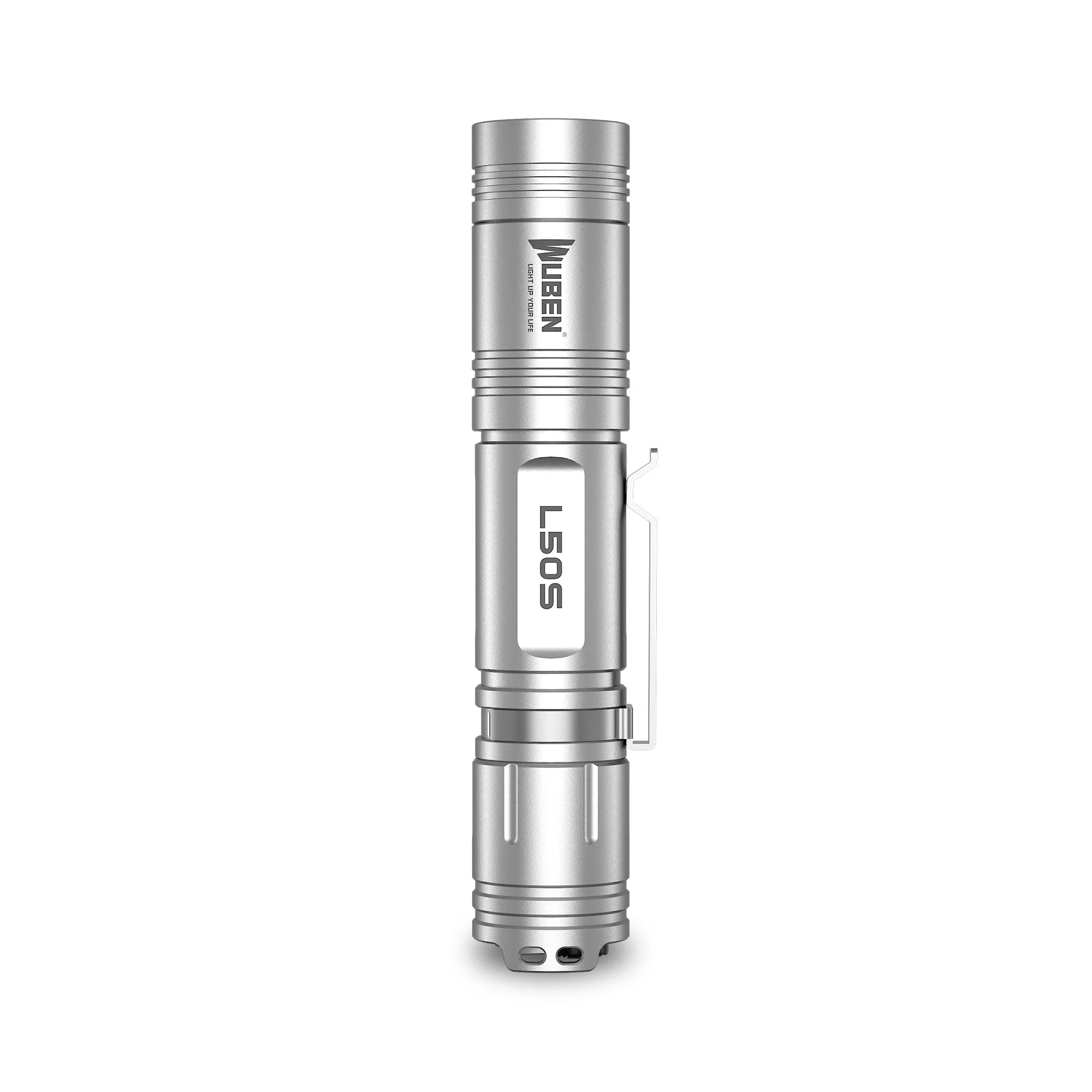 Wuben L50 EDC Rechargeable 18650 Tactical LED Flashlight - Image 3