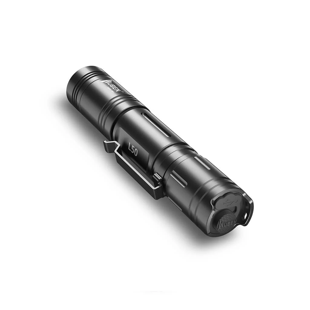 Wuben L50 EDC Rechargeable 18650 Tactical LED Flashlight - Image 4