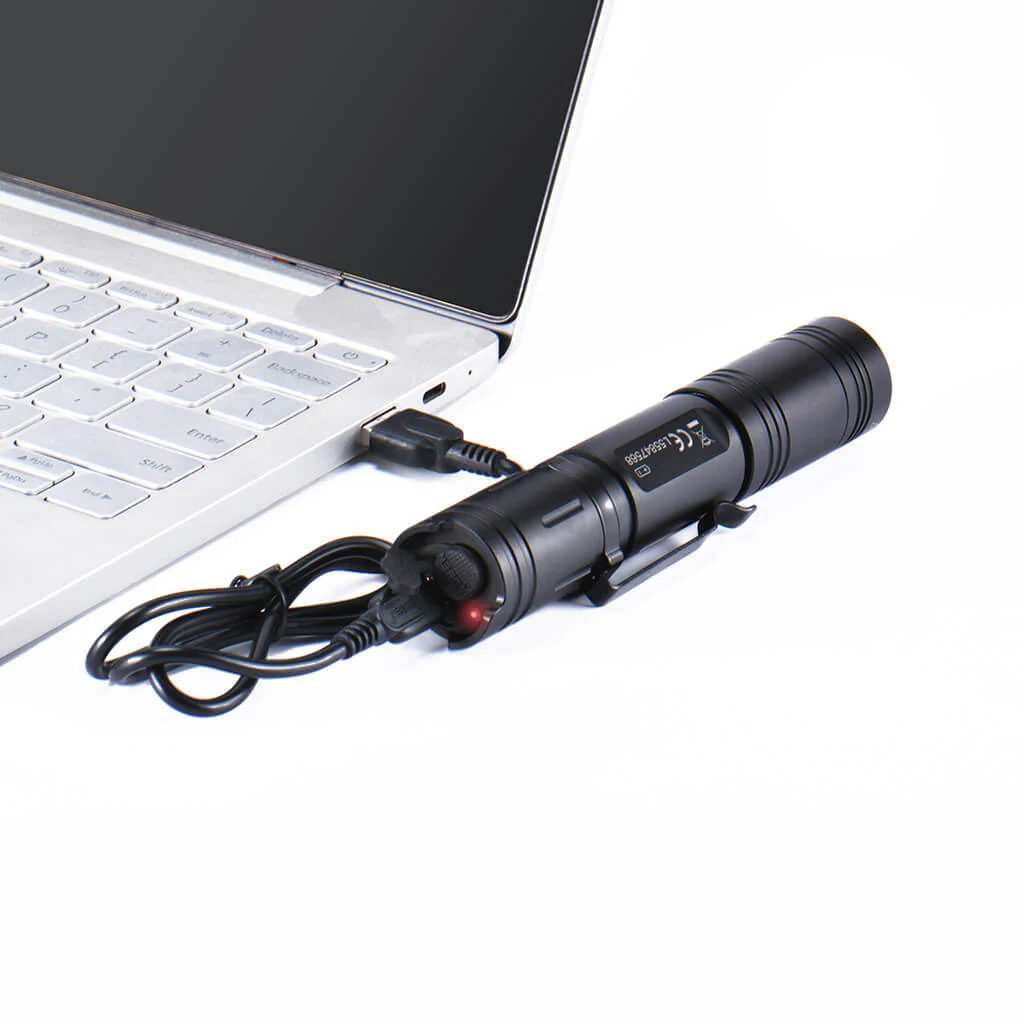 Wuben L50 EDC Rechargeable 18650 Tactical LED Flashlight - Image 7
