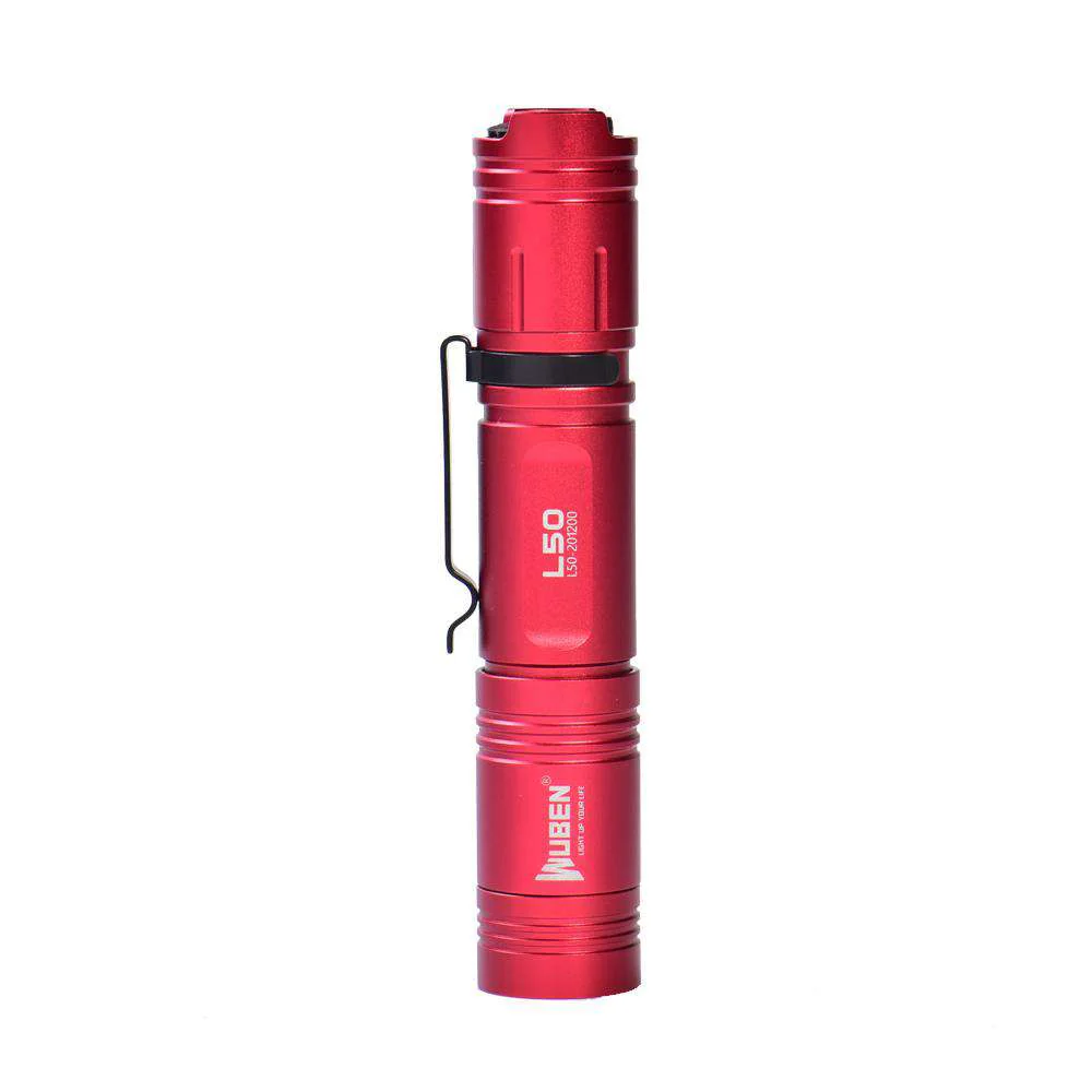 Wuben L50 EDC Rechargeable 18650 Tactical LED Flashlight - Image 9
