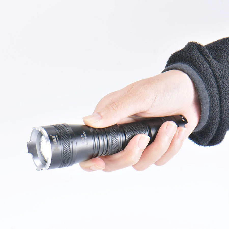 WUBEN L60 Zoomable LED Self Defense Hunting Flashlight - 1200 Lumens - Image 12