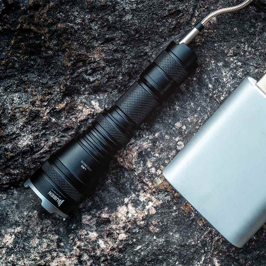 WUBEN L60 Zoomable LED Self Defense Hunting Flashlight - 1200 Lumens - Image 6