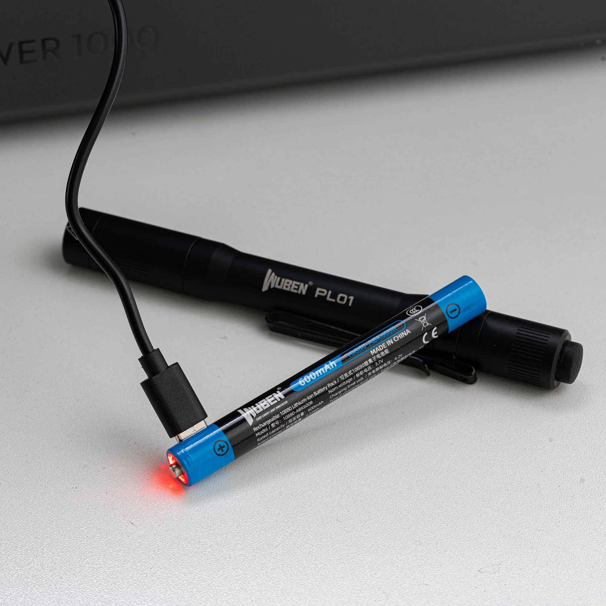 WUBEN PL01 Featherlight Rechargeable Waterproof Tactical EDC Pen Flashlight - Image 17