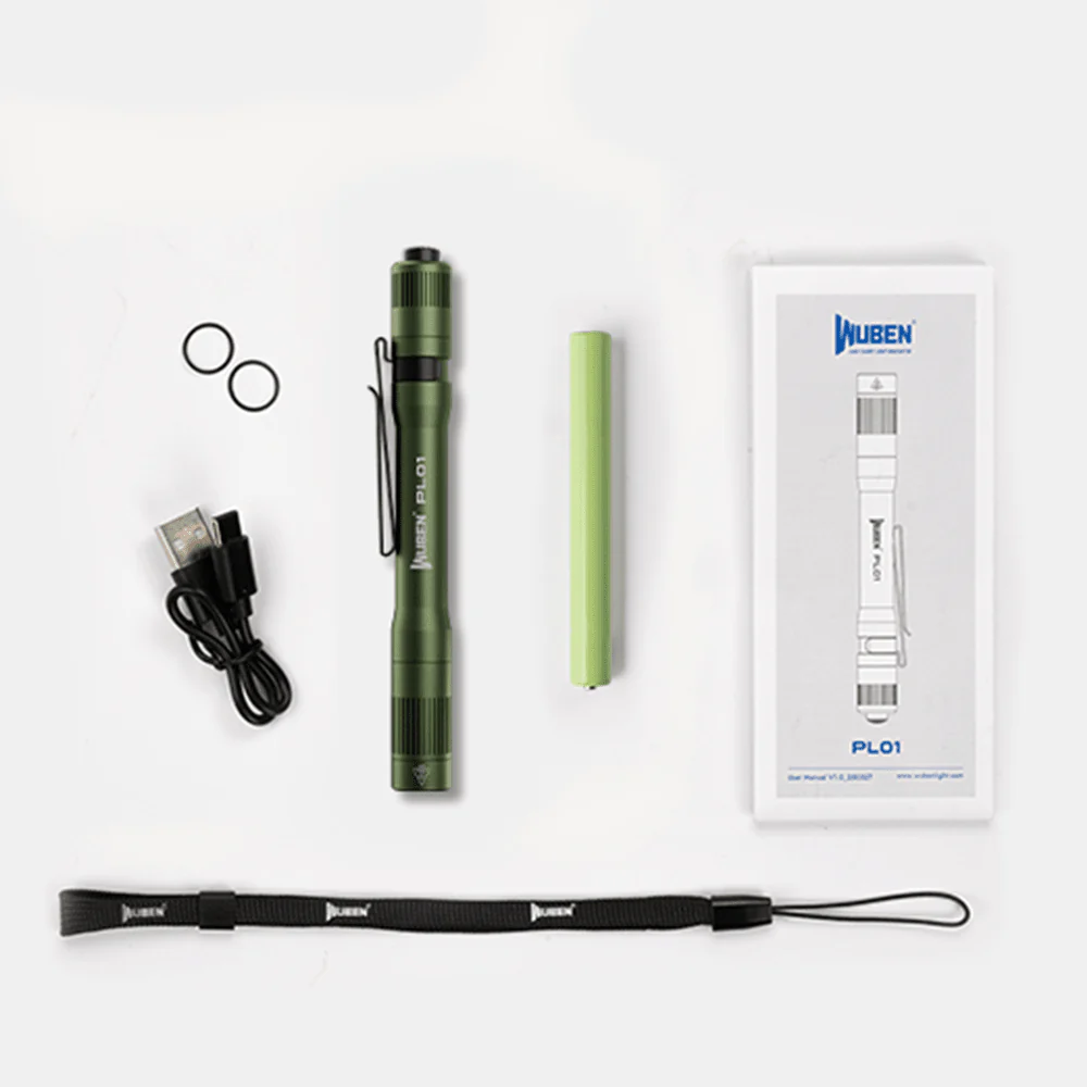 WUBEN PL01 Featherlight Rechargeable Waterproof Tactical EDC Pen Flashlight - Image 4