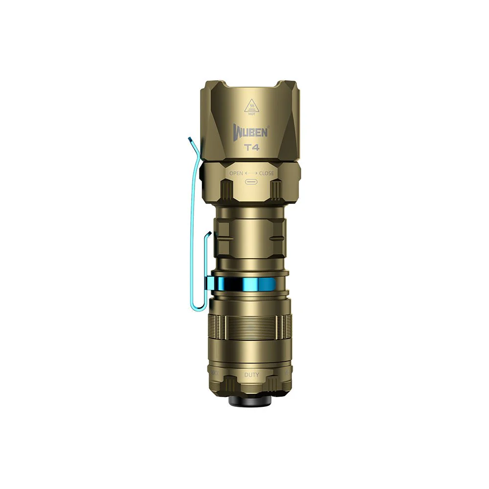 Wuben T4 Portable Tactical EDC Rechargeable Flashlight - 850 Lumens - Image 2