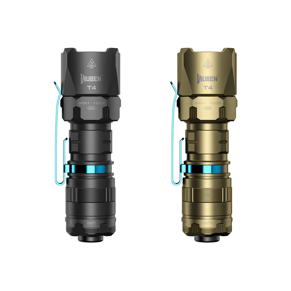 Wuben T4 Portable Tactical EDC Rechargeable Flashlight - 850 Lumens - Image 4