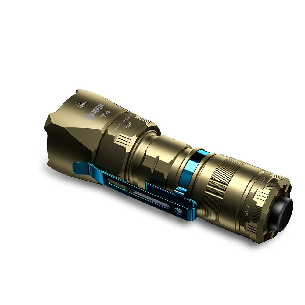Wuben T4 Portable Tactical EDC Rechargeable Flashlight - 850 Lumens - Image 8