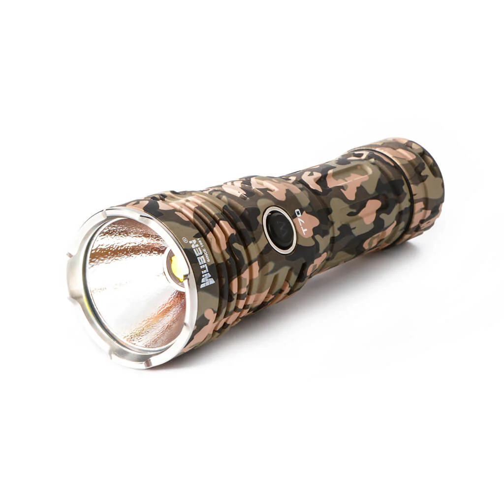 WUBEN T70 Camo Rechargeable Tactical Flashlight - 4200 Lumens - Image 4