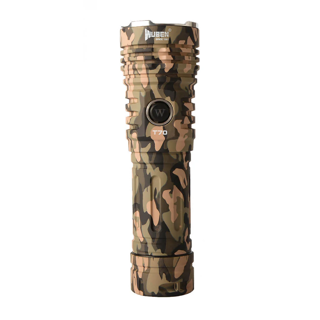 WUBEN T70 Camo Rechargeable Tactical Flashlight - 4200 Lumens - Image 6
