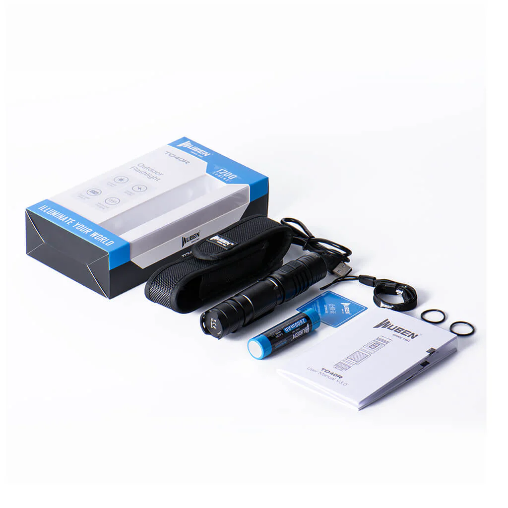 TO40R LED Compact Flashlight - 1200 Lumens - Image 6