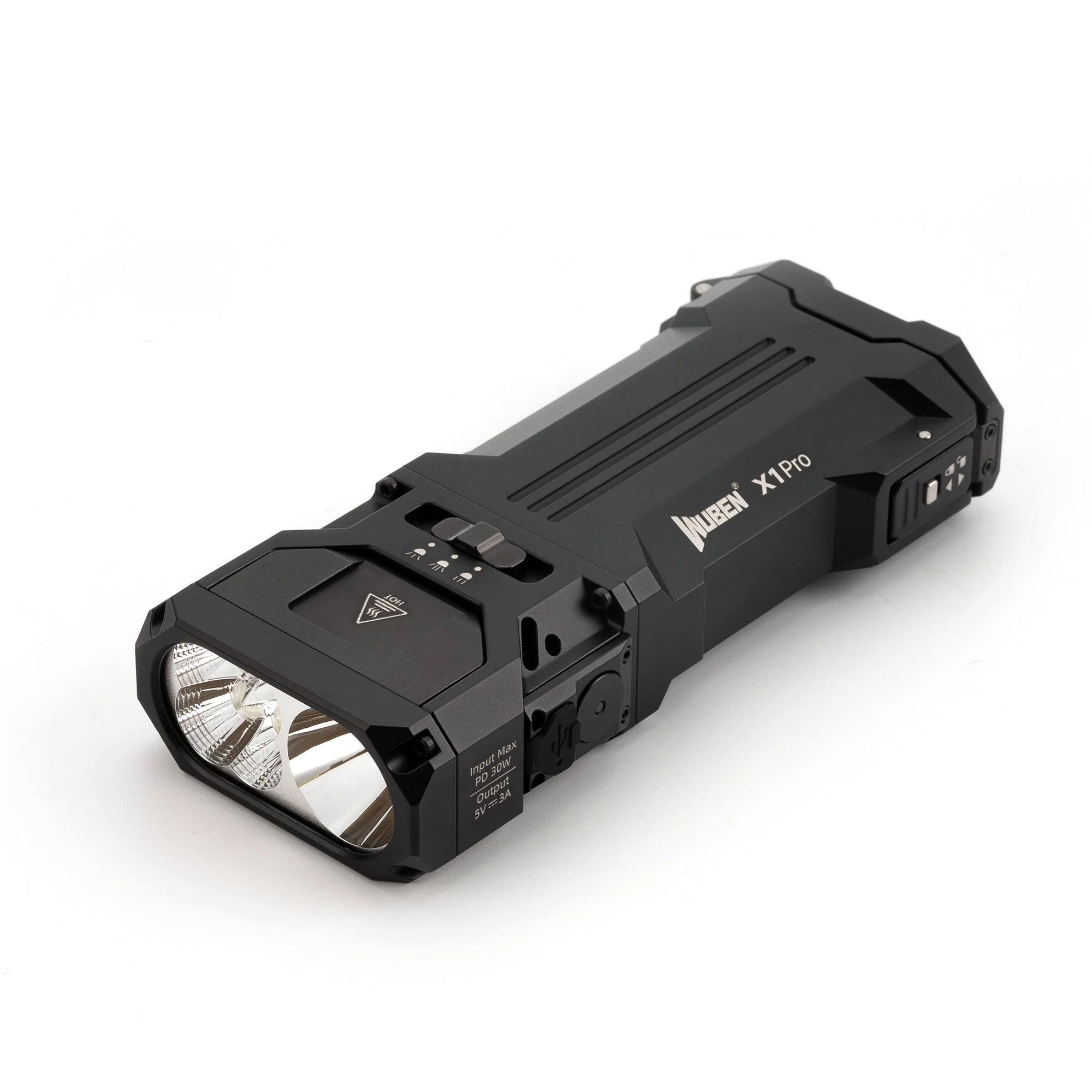 Wuben X1Pro 12300 Lumens Rechargeable EDC Flashlight with Power Bank & Clip - Image 20