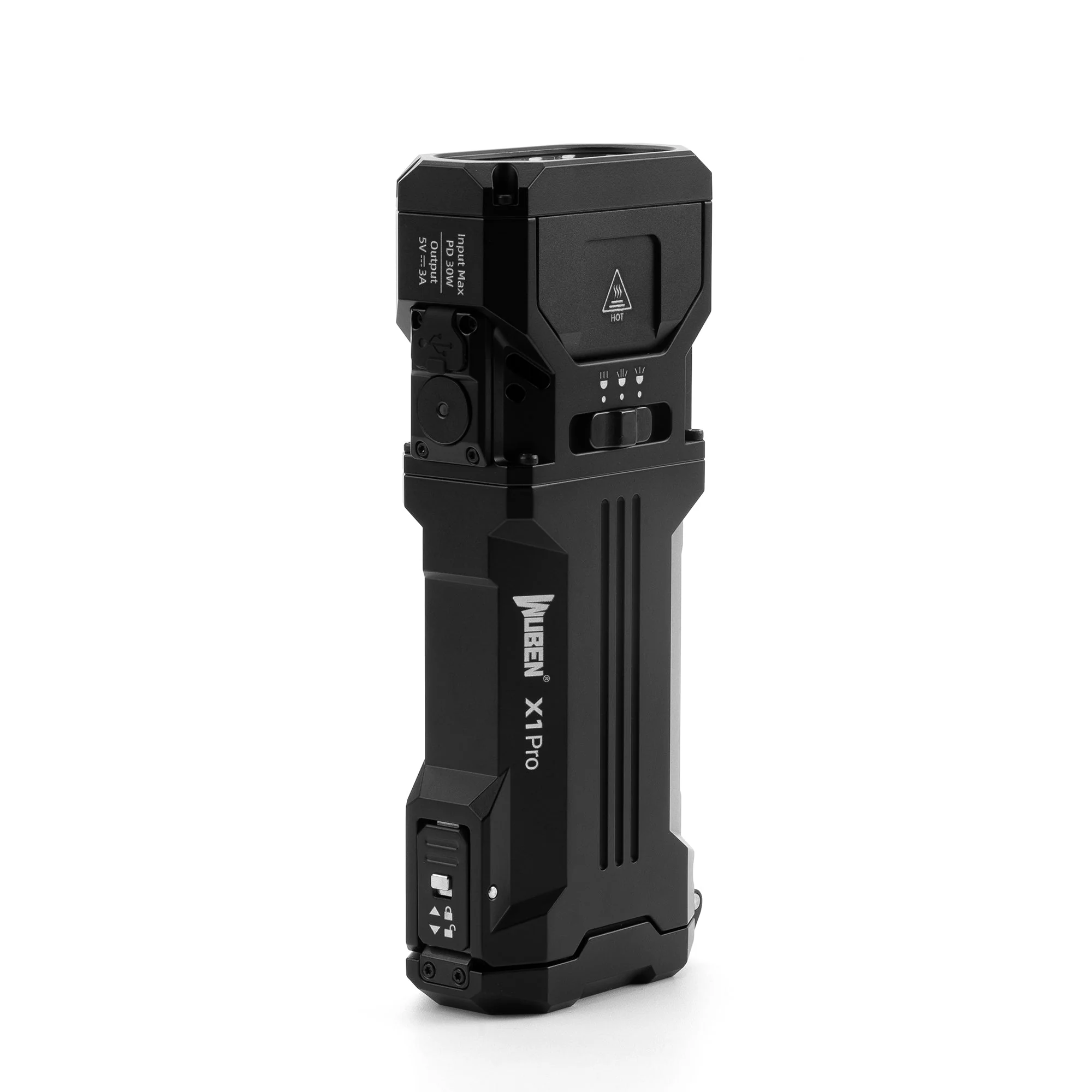 Wuben X1Pro 12300 Lumens Rechargeable EDC Flashlight with Power Bank & Clip - Image 21