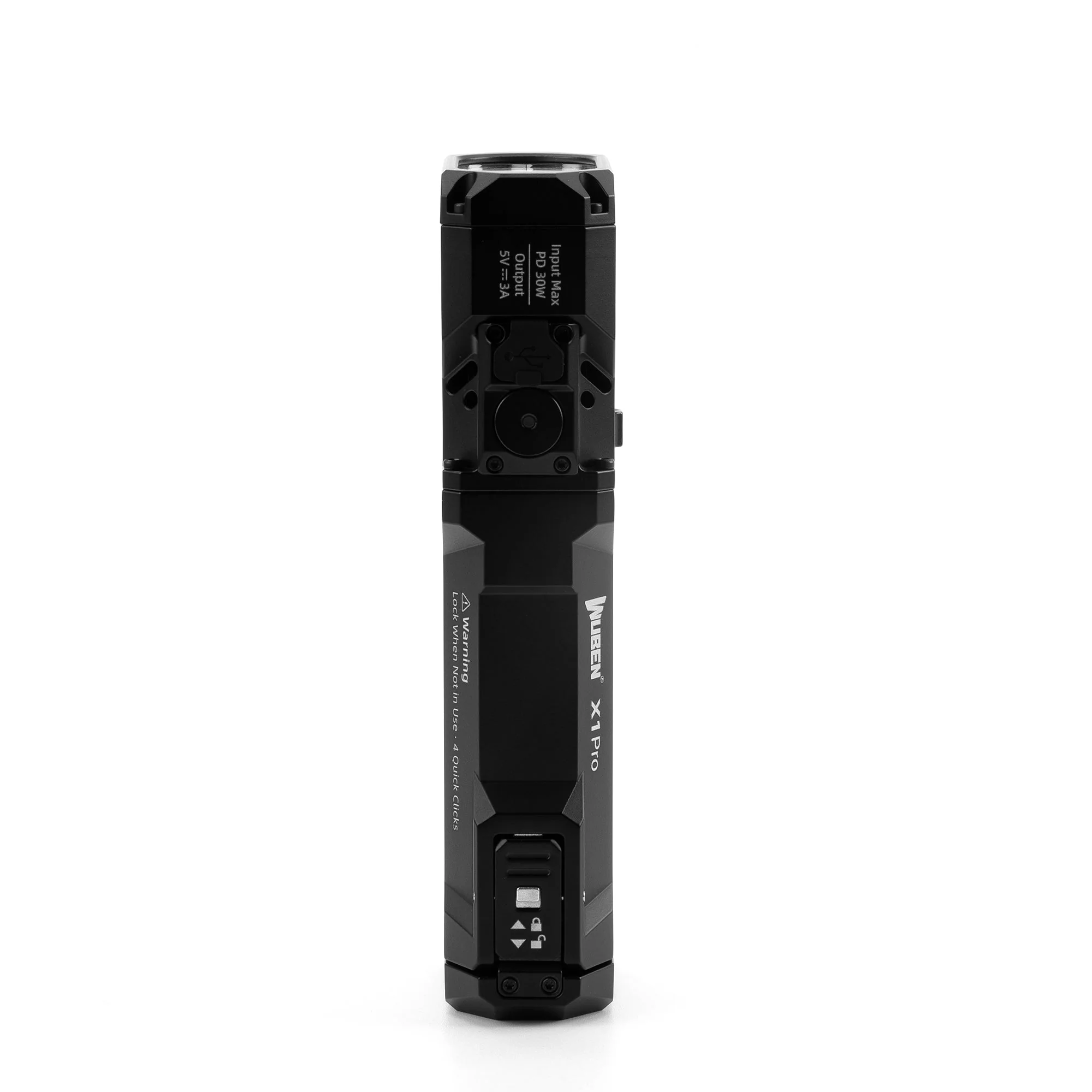 Wuben X1Pro 12300 Lumens Rechargeable EDC Flashlight with Power Bank & Clip - Image 24