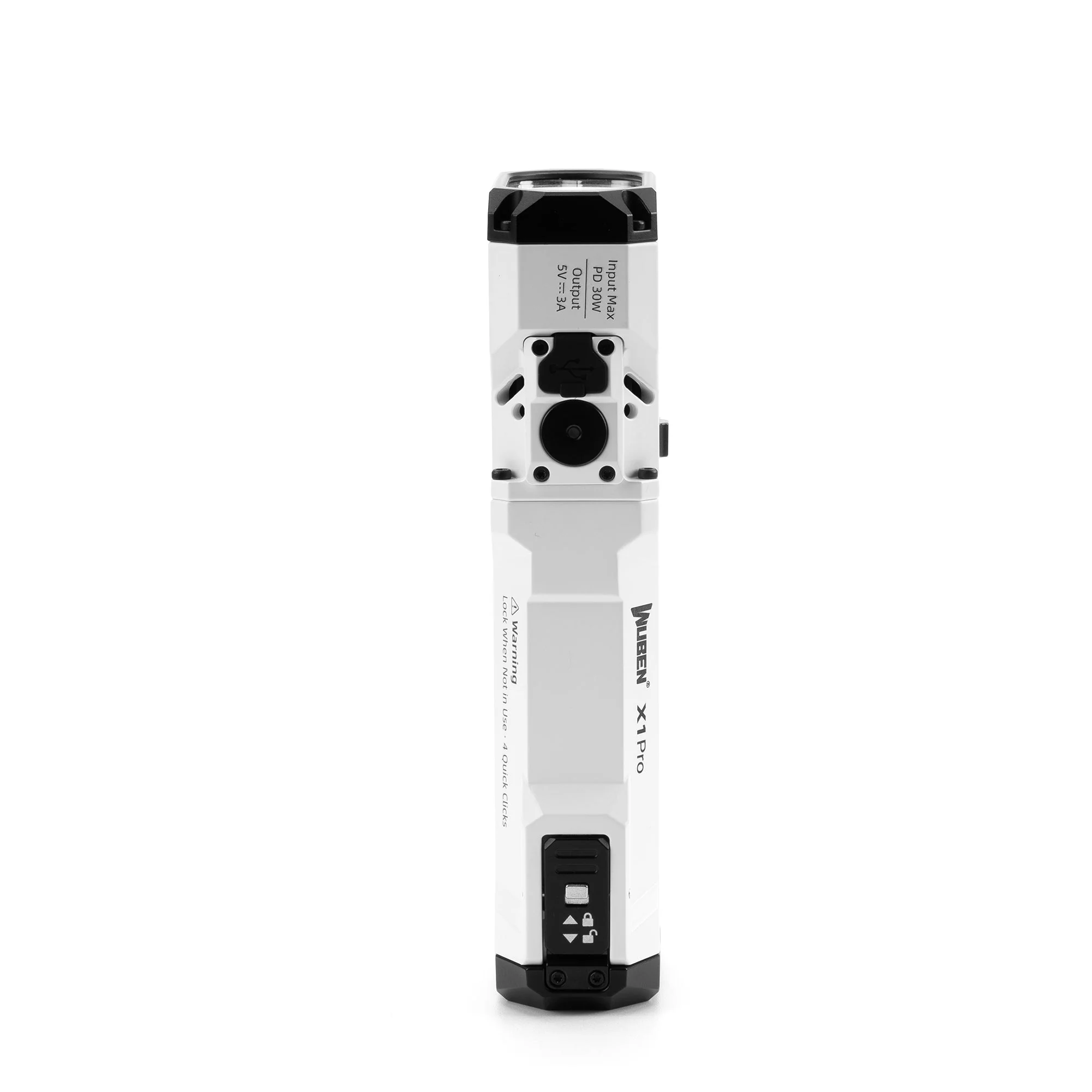 Wuben X1Pro 12300 Lumens Rechargeable EDC Flashlight with Power Bank & Clip - Image 6