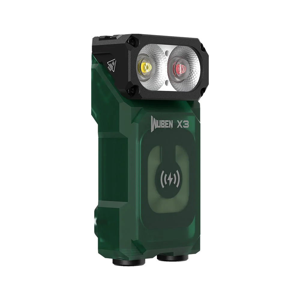 WUBEN Lightok X3 Owl Compact Rechargeable EDC Flashlight(Red and white light) - Image 26