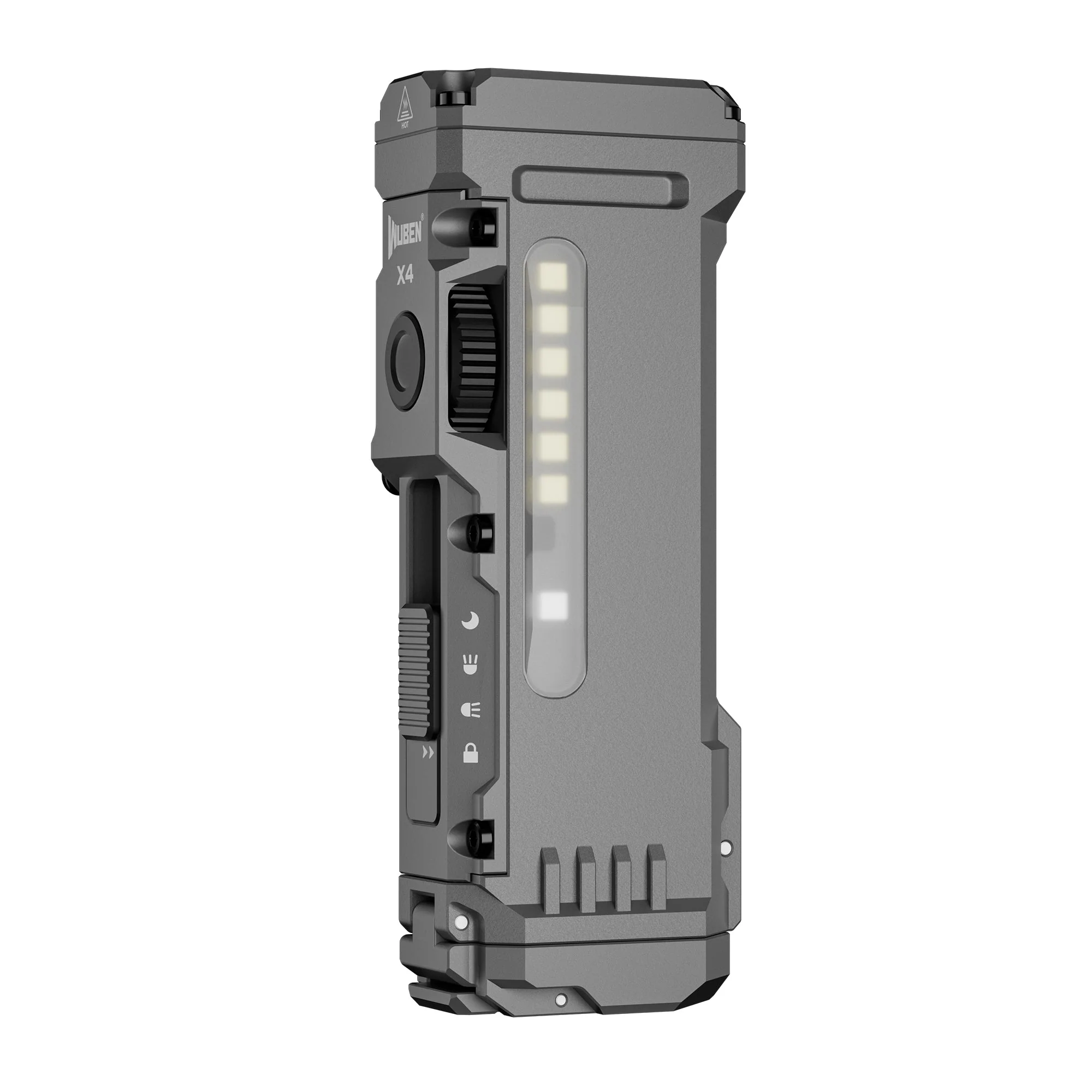 Wuben X4 Compact Multi-Function 1500 Lumen EDC Tactical Flashlight - Image 12