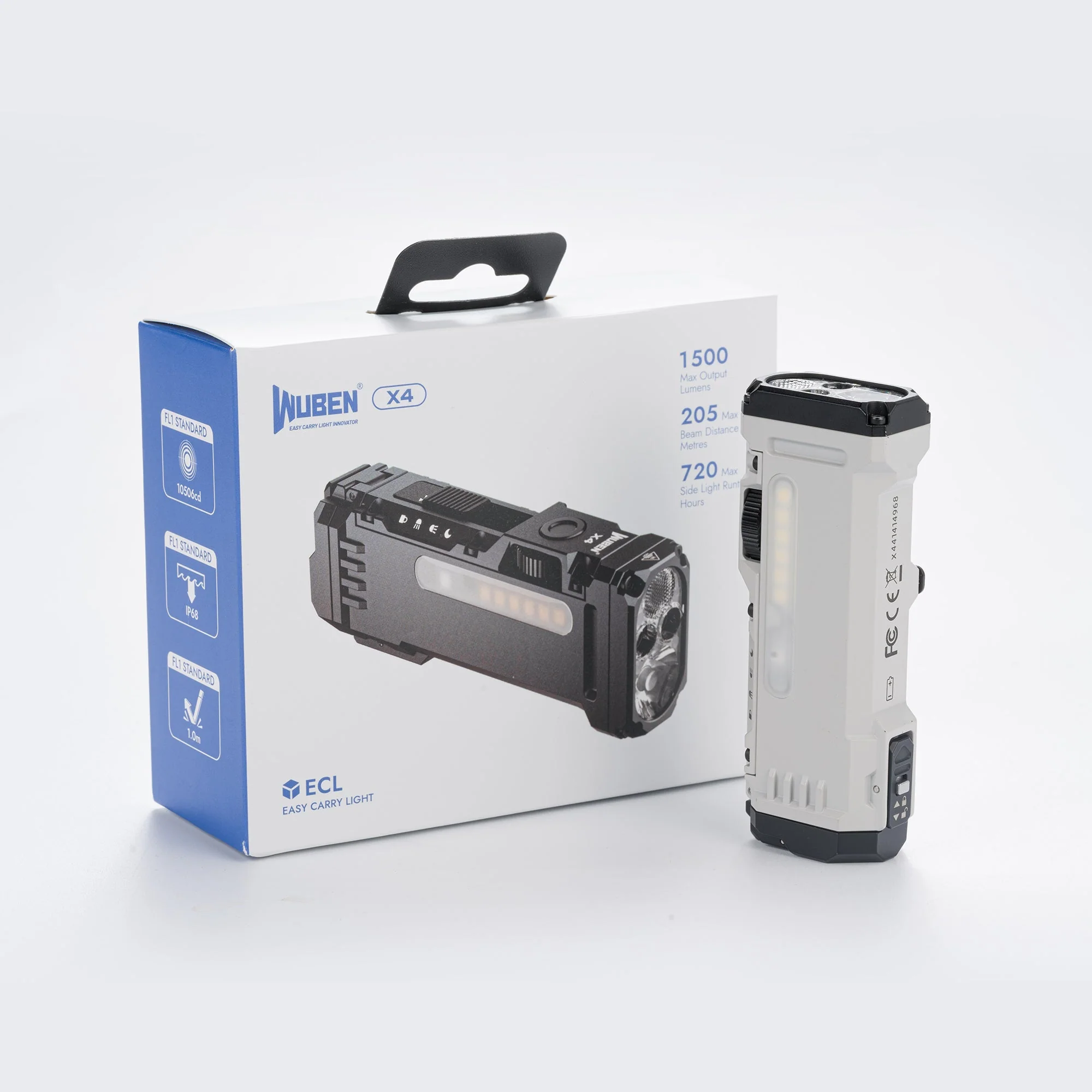 Wuben X4 Compact Multi-Function 1500 Lumen EDC Tactical Flashlight - Image 34