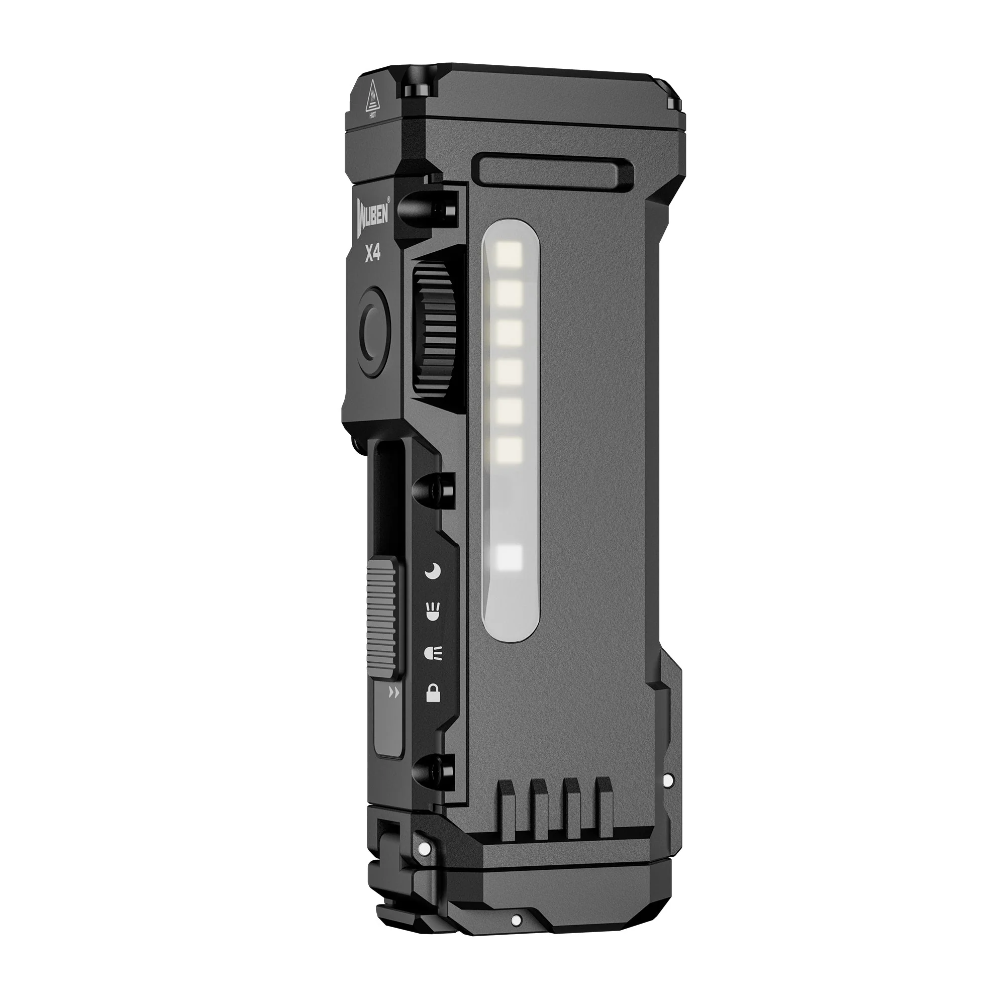 Wuben X4 Compact Multi-Function 1500 Lumen EDC Tactical Flashlight - Image 5